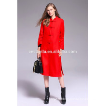 Printemps de luxe nouvelle mode femme décontractée trench coat Liyuan style chinois traditionnel brodé manteau long